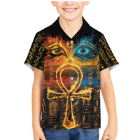 Eye of Ra and Eye of Horus Family Matching Mermaid Dress and Hawaiian Shirt Power and Magic Ancient Egyptian Mythology LT9 - Wonder Print Shop