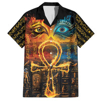 Eye of Ra and Eye of Horus Family Matching Off Shoulder Short Dress and Hawaiian Shirt Power and Magic Ancient Egyptian Mythology LT9 - Wonder Print Shop