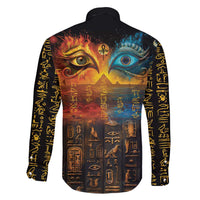 Eye of Ra and Eye of Horus Family Matching Tank Maxi Dress and Hawaiian Shirt Power and Magic Ancient Egyptian Mythology - Wonder Print Shop