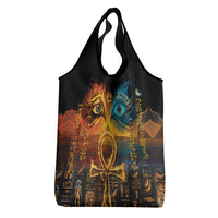 Eye of Ra and Eye of Horus Grocery Bag Power and Magic Ancient Egyptian Mythology