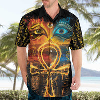 Eye of Ra and Eye of Horus Hawaiian Shirt Power and Magic Ancient Egyptian Mythology - Wonder Print Shop