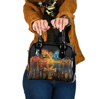 Eye of Ra and Eye of Horus Shoulder Handbag Power and Magic Ancient Egyptian Mythology