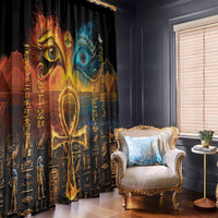 Eye of Ra and Eye of Horus Window Curtain Power and Magic Ancient Egyptian Mythology - Wonder Print Shop