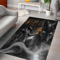 Mythical Anubis Area Rug The Egyptian God of Death LT9 - Wonder Print Shop