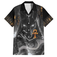 Mythical Anubis Family Matching Off Shoulder Maxi Dress and Hawaiian Shirt The Egyptian God of Death LT9 - Wonder Print Shop