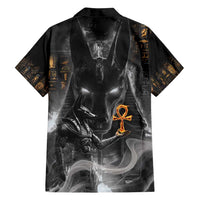 Mythical Anubis Family Matching Off Shoulder Maxi Dress and Hawaiian Shirt The Egyptian God of Death LT9 - Wonder Print Shop