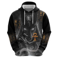 Mythical Anubis Hoodie The Egyptian God of Death - Wonder Print Shop
