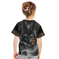 Mythical Anubis Kid T Shirt The Egyptian God of Death - Wonder Print Shop