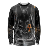 Mythical Anubis Long Sleeve Shirt The Egyptian God of Death - Wonder Print Shop