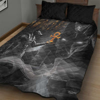 Mythical Anubis Quilt Bed Set The Egyptian God of Death - Wonder Print Shop