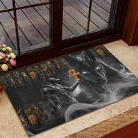 Mythical Anubis Rubber Doormat The Egyptian God of Death - Wonder Print Shop