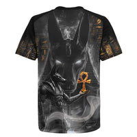 Mythical Anubis Rugby Jersey The Egyptian God of Death - Wonder Print Shop