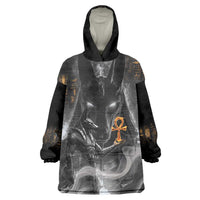 Mythical Anubis Wearable Blanket Hoodie The Egyptian God of Death - Wonder Print Shop