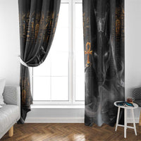 Mythical Anubis Window Curtain The Egyptian God of Death - Wonder Print Shop