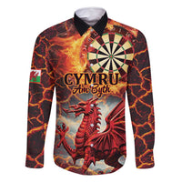 Wales Darts Wales Forever Personalized Family Matching Long Sleeve Bodycon Dress and Hawaiian Shirt Cymru Am Byth Dragons