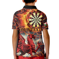 Wales Darts Wales Forever Personalized Kid Polo Shirt Cymru Am Byth Dragons