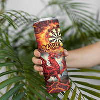 Wales Darts Wales Forever Personalized Skinny Tumbler Cymru Am Byth Dragons