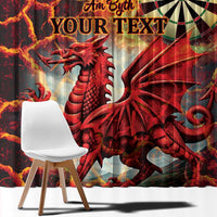 Wales Darts Wales Forever Personalized Window Curtain Cymru Am Byth Dragons