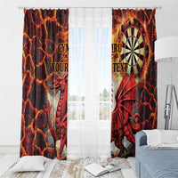 Wales Darts Wales Forever Personalized Window Curtain Cymru Am Byth Dragons