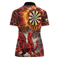 Wales Darts Wales Forever Personalized Women Polo Shirt Cymru Am Byth Dragons