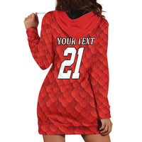 Wales Rugby Custom Hoodie Dress Y Ddraig Goch Ddyry Cychwyn