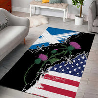 Scottish-American Heritage Month Area Rug Proud Scottish American Heritage