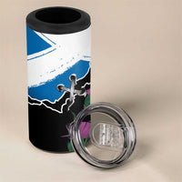 Scottish-American Heritage Month 4 in 1 Can Cooler Tumbler Proud Scottish American Heritage