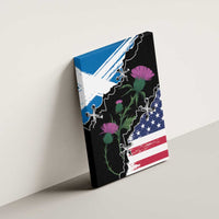 Scottish-American Heritage Month Canvas Wall Art Proud Scottish American Heritage