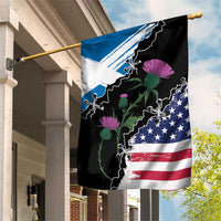 Scottish-American Heritage Month Garden Flag Proud Scottish American Heritage