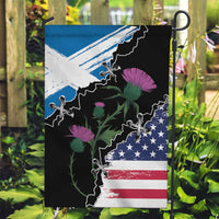 Scottish-American Heritage Month Garden Flag Proud Scottish American Heritage