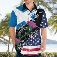 Scottish-American Heritage Month Hawaiian Shirt Proud Scottish American Heritage