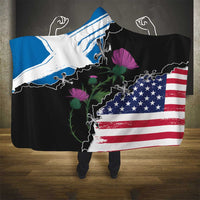 Scottish-American Heritage Month Hooded Blanket Proud Scottish American Heritage