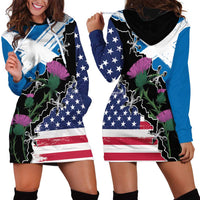Scottish-American Heritage Month Hoodie Dress Proud Scottish American Heritage