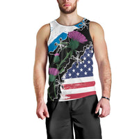 Scottish-American Heritage Month Men Tank Top Proud Scottish American Heritage