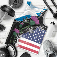 Scottish-American Heritage Month Men Tank Top Proud Scottish American Heritage