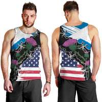 Scottish-American Heritage Month Men Tank Top Proud Scottish American Heritage