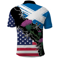 Scottish-American Heritage Month Polo Shirt Proud Scottish American Heritage