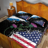 Scottish-American Heritage Month Quilt Bed Set Proud Scottish American Heritage