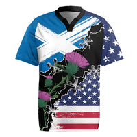 Scottish-American Heritage Month Rugby Jersey Proud Scottish American Heritage