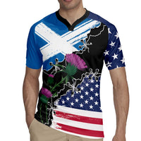 Scottish-American Heritage Month Rugby Jersey Proud Scottish American Heritage