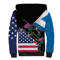 Scottish-American Heritage Month Sherpa Hoodie Proud Scottish American Heritage