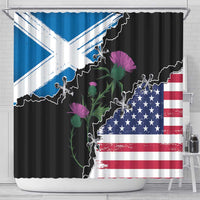 Scottish-American Heritage Month Shower Curtain Proud Scottish American Heritage