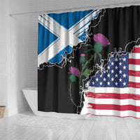 Scottish-American Heritage Month Shower Curtain Proud Scottish American Heritage