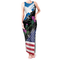 Scottish-American Heritage Month Tank Maxi Dress Proud Scottish American Heritage