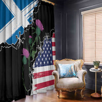 Scottish-American Heritage Month Window Curtain Proud Scottish American Heritage