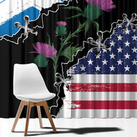 Scottish-American Heritage Month Window Curtain Proud Scottish American Heritage