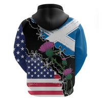 Scottish-American Heritage Month Zip Hoodie Proud Scottish American Heritage