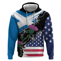 Scottish-American Heritage Month Zip Hoodie Proud Scottish American Heritage