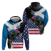 Scottish-American Heritage Month Zip Hoodie Proud Scottish American Heritage