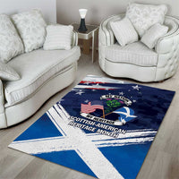 USA Scotland Flag Area Rug My Nation My Heritage
